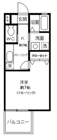 南阿佐ケ谷駅 徒歩11分 2階の物件間取画像